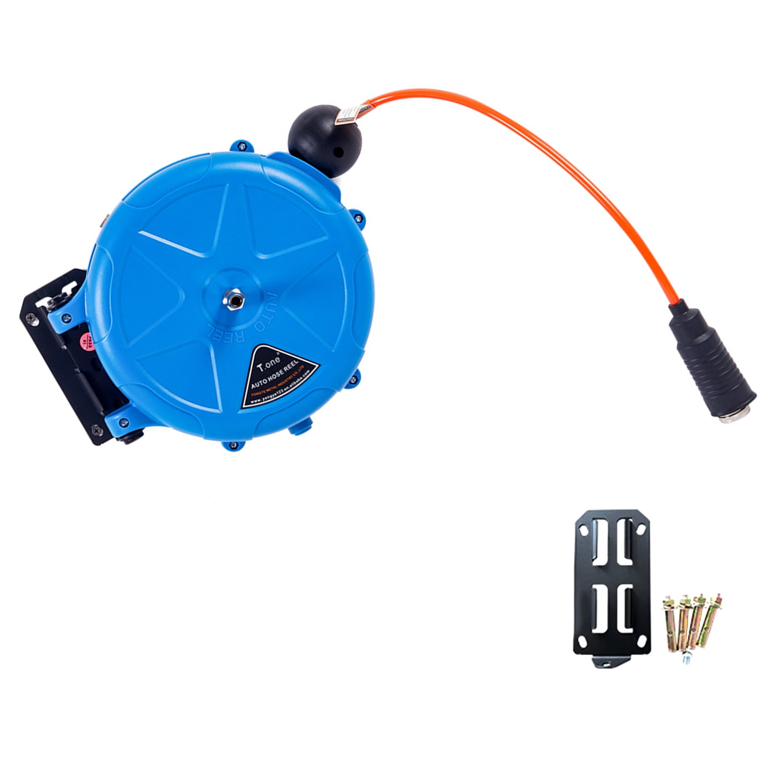 RUISINERY Automatic Retractable Garden Hoses Reel Convenient Design Hoses Reel for Easy Use and Storage in Garage or Workshop