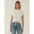 thumbnail image 4 of Basic Crew Neck Cropped T-Shirt, 4 of 7