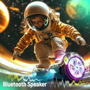 LENOGE Bluetooth Hoverboard, 6.5 300W Powerful Motor Hover Board with LED Lights, 6-10MPH Max Speed Self Balancing Electric Scooter