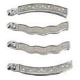 thumbnail image 1 of unbranded 4Pcs Silver Rhinestone Hairpins Durable Reusable Hair Clips for Elegant Party Decoration, 1 of 6