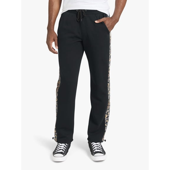 Dogg Supply by Snoop Dogg All-Gender Men's and Women's Floral Paisley Fleece Varsity Joggers, Sizes XS - 3XL