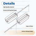 thumbnail image 3 of Beaters for Hand Mixer for Hamilton Beach Mixer Attachments, Hand Mixer Whisk 62682RZ, 62692, 62695V, 64699, Stainless Steel Beater Replacement Parts Compatible with Hamilton Beach Hand Mixers, 3 of 6