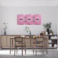 thumbnail image 2 of Hieng Pink Western Wall Paintings Southwestern Aztec Canvas Wall Hieng for Living Room Bedroom Boys Girls Exotic Ethnic American Native Posters Pictures Bathroom Wall Decor Boho Hiengwork, 2 of 6