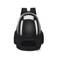 thumbnail image 1 of Mochila transportadora para gatos, cápsula espacial, estuche de burbujas Negro, 1 of 9