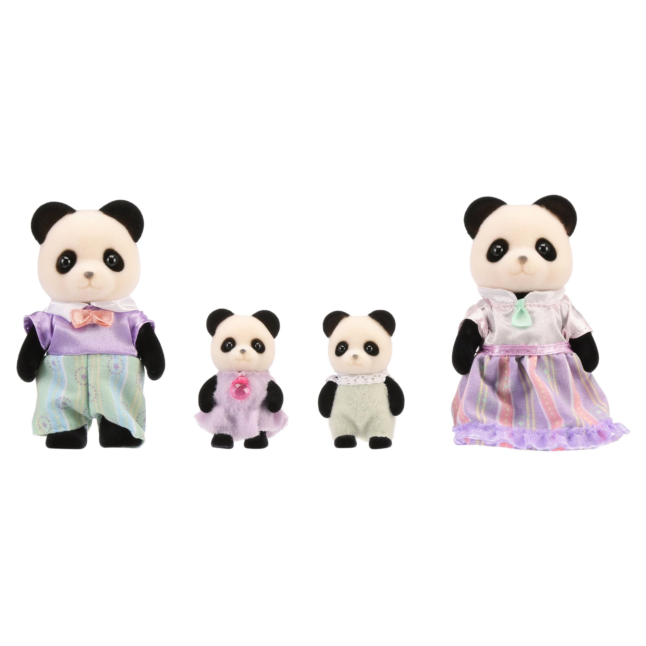 New Sylvanian Families Doll Panda family / Calico Critters Toy