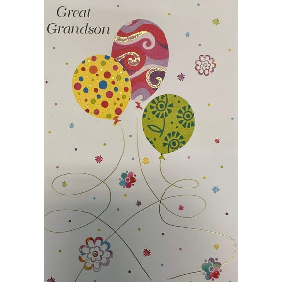Great Grandson Birthday Greeting Card [0012.98084]