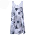thumbnail image 1 of Women's Lace Stitching Printing Sleeveless Large Dress 13 Color 8 Size, 1 of 3