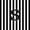 Black White S, variant on Castle Fairy Striped Letter S Black Out Curtains for Adults,Minimalist Lines Curtains Pack of 2 (42x63 Each)