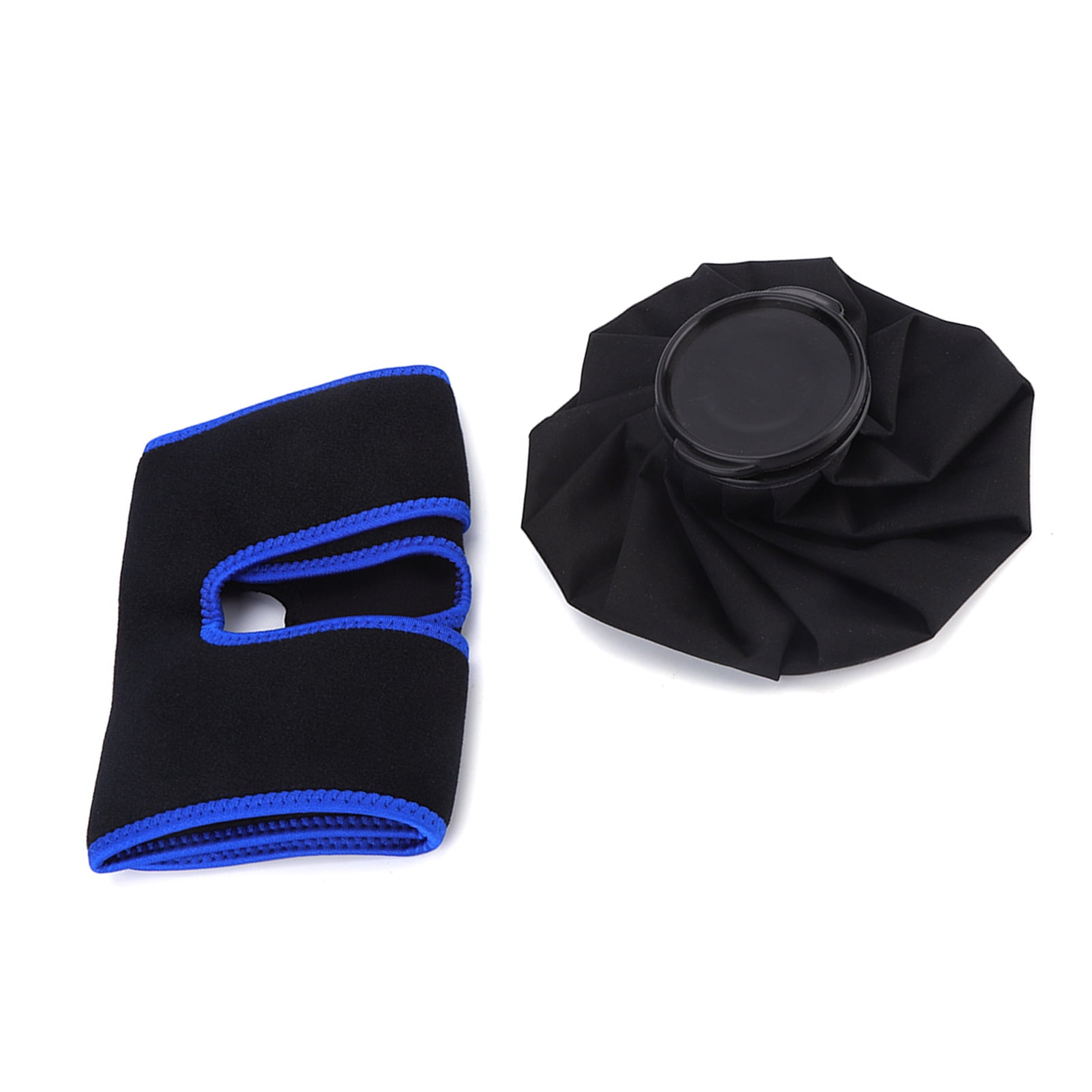 Professional Cold and Hot Compress Therapy Kit: Adjustable Brace for Knee, Ankle, and Elbow with 9-Inch Ice Bag