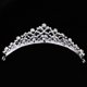 thumbnail image 4 of Elegante Crystal Rhinestone Veil Crown Tiara que casa la joyería nupcial del pelo, 4 of 9