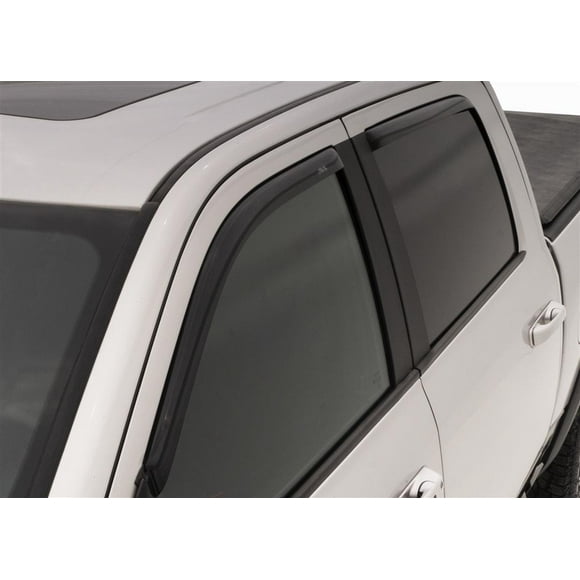 Fits 2016-2022 Toyota Tacoma Auto Ventshade Rainguard 194768 Ventvisor; Low Profile; In-Channel; Smoke; Acrylic; Set of 4