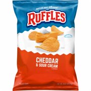 2X-Ruffles Cheddar and Sour Cream Potato Chips - 8 oz