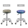 thumbnail image 5 of Fotbe Colorful Mushrooms Stool Covers Round,Waterproof Round Bar Stool Covers Bar Chair Covers Washable Stool Cushion Slipcover for 12-14 Inch Chair-12 inch, 5 of 7