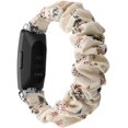 thumbnail image 2 of MEFEO - Goma para el pelo compatible con Fitbit Inspire 2 Band/Inspire HR Band/Inspire, tela elástica suave para mujer, tela estampada con gráfico, pulsera de repuesto para Fitbit Inspire (pequeño, colores arcoíris) Ormromra WMZL-989-19, 2 of 6