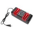 thumbnail image 3 of Knife Sharpener, 8.66x2.87x3.54inch Black Electric Knife Sharpener  For Bone-cutting Cutter Slicing Cutter Kitchen Knife, Fruit Knife, Kitchen Scissors, 3 of 8