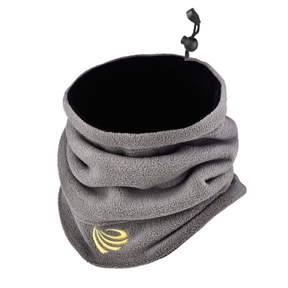 Yuarrent Cálido Mascarilla De Media Cara Para Hombre Bufanda De Cuello Frío Para Mujer Cuello De Lana Con Cubierta De Cuero Para Tubo De Ropa Deportiva, Zapatos gris oscuro