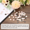 thumbnail image 5 of Alphabet H Letter Charm Double Sided Enamel Initial Alphabet Pendant Pink, for Jewelry Making, 50pcs, 5 of 7