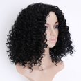 thumbnail image 5 of Peluca europea y americana para mujer, cabello corto y rizado, cabello pequeño, cabeza explosiva, pelucas de fibra química, 5 of 5