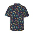 thumbnail image 3 of Easygdp Shells and Seaweed Men's Hawaiian Shirts Print Lapel Short Sleeve for Beach, vacation, party, casual occasions - XX-Large, 3 of 9