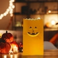thumbnail image 6 of Halloween Luminary Bags, Orange Tea Light Candle Bags for Halloween Decoration, Parties, Fall Festival, 6 of 6