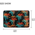 thumbnail image 2 of Coolnut Hawaiian Palm Tree Doormats Bathroom Floor Mat Lightweight Non-Slip Area Rugs Entrance Front Door Rug for Outdoor Garden Kitchen Bedroom 23.6" x 15.7" Home Decor, 2 of 7