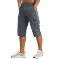 thumbnail image 2 of Mens Capri Pants Summer Casual Lightweight Breathable Straight Leg Cropped Work Pants with Pockets, 2 of 8