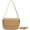 Khaki, variant on Shoulder Handbag for Women Vegan Leather Designer Crossbody Bag Trendy Purse Adjustable Bag for Work Travel