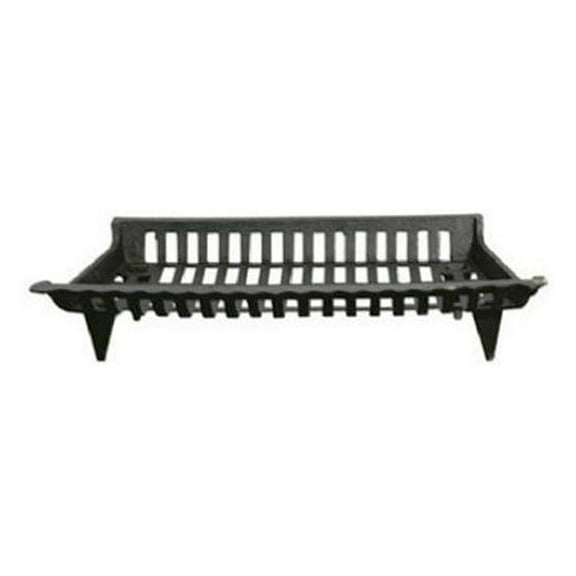 Cast Iron Grate 27 Inch - Heavy Duty Fireplace Grate - Replacement Fireplace Grate - Wood Stove Grate - Black Fireplace Accessories