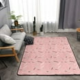 thumbnail image 2 of DouZhe Tapis de Zone Motif Memphis Géométrique Coloré Antidérapant Lavable en Machine, Style Tapis Paillasson, 63x48 Pouces, 2 of 6