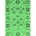 thumbnail image 1 of Ahgly Company Indoor Rectangle Abstract Emerald Green Modern Area Rugs, 3' x 5', 1 of 4