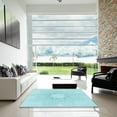 thumbnail image 6 of Ahgly Company Indoor Rectangle Patterned Blue Diamond Blue Area Rugs, 4' x 6', 6 of 6