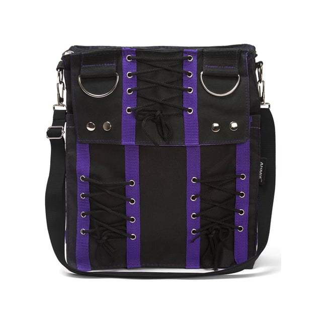 Sac Corset Violet Sac à Main Vamp Rockabilly Punk Deathrock Anime Cosplay