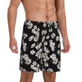 thumbnail image 5 of KLL Daisies Flowers for Men's 1-Pack Shorts,Sleep Pajama Shorts for Men Soft Pj Shorts Men's Pajama Bottoms Sleepwear -X-Large, 5 of 7