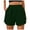 ZD Green, variant on Women's Shorts Casual Running Workout Elastic Waist Athletic Yoga Sports Pockets Basketball Shorts Women Navy XL