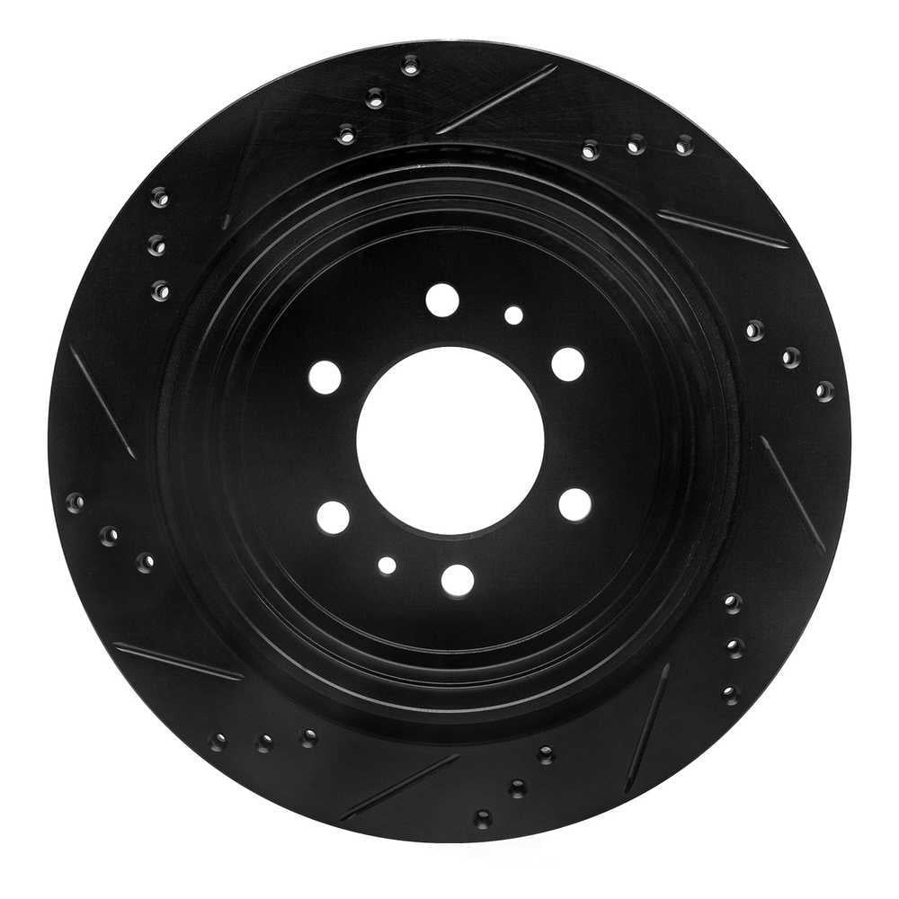 Dynamic Friction Company 633-54188R DFC Brake Rotor - Drilled And Slotted - Black