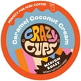 thumbnail image 2 of Crazy Cups Caramel Coconut Cream coffee pods, Medium Roast, 22 Count For Keurig K Cup Machines, 2 of 7