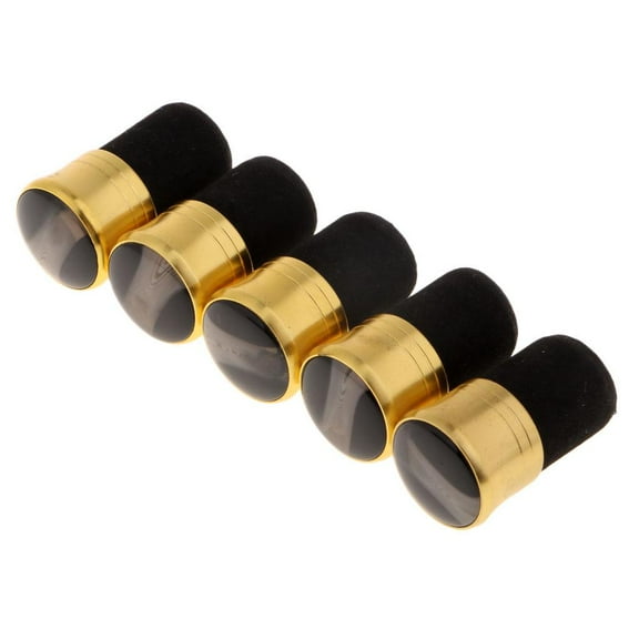 5pcs Fishing Rod Pole Caps Front Cover Stopper Plug End Protector Fishing Rod Building Repair 19mm