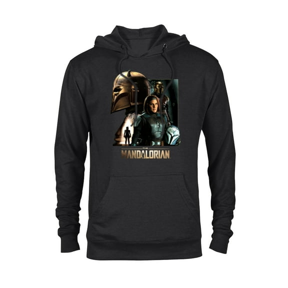 Star Wars The Mandalorian Season 3 the Armorer and Bo-Katan - Pullover Hoodie for Adults - Customized-Black