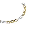thumbnail image 5 of Pulsera Eslabones dobles oval Bicolor 21cm Oro 10k Horoz W1108, 5 of 5