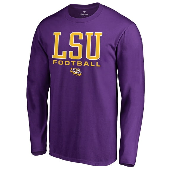 Men's Purple LSU Tigers Team Unity Football Long Sleeve T-Shirt
