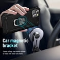 thumbnail image 6 of Phone Case for iPhone 13 Case Black iPhone 13 Phone Case for Men,with Metal Kickstand Ring,with Magnetic Car Mount Stand,Shockproof Cover for iPhone 13 Black, 6 of 12