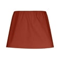 thumbnail image 6 of Women's Mini Skirt Summer Mid-Waisted Soild Stretchy Mini Skirt Brown, 6 of 7