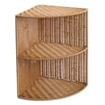 thumbnail image 1 of Estante Esquinero Tejido Estantería Compacta de 2 Niveles Repisa Resistente Portátil Pp Adecuada para Almacenamiento en Baño Sala Dormitorio Apartamen Pequeño, 1 of 8