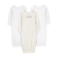 thumbnail image 1 of Bata de dormir unisex Simple Joys by Carter's de algodón para recién nacido, 1 of 2