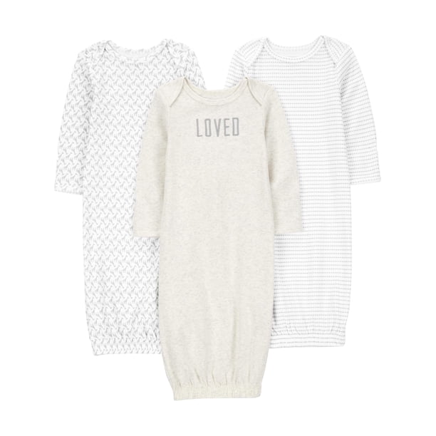 Bata de dormir unisex Simple Joys by Carter's de algodón para recién nacido