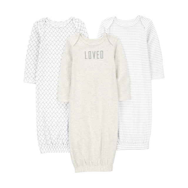 Bata de dormir unisex Simple Joys by Carter's de algodón para recién nacido
