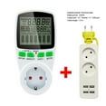 thumbnail image 3 of Smart AC Power Meter Wattmeter Billing Socket Energy Meter KWh Voltage Current Frequency Electricity Monitor EU/US/UK/AU/FR ,Easy to Install, 3 of 9