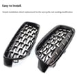 thumbnail image 3 of Riwesomey 1 par de parrillas delanteras de coche estilo meteorito parrilla de riñón para Serie 3 F30 2013-2018 Vehículos, repuestos y accesorios Mis No.1, 3 of 5