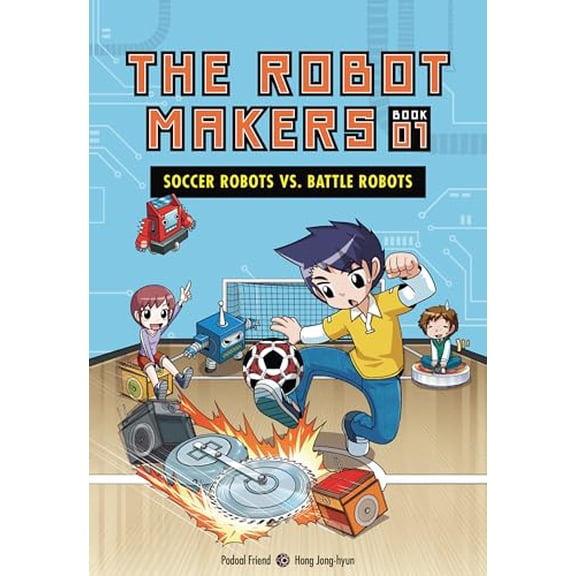 Pre-Owned Soccer Robots vs. Battle Robots: Book 1 (Library Binding) 1728492394 9781728492391
