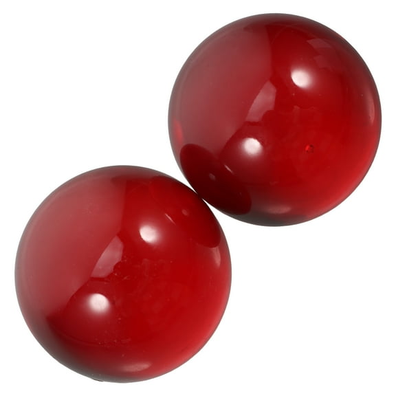 2pcs Glass Sphere Ornaments for Home Office Desktop Tabletop Decorative Ball